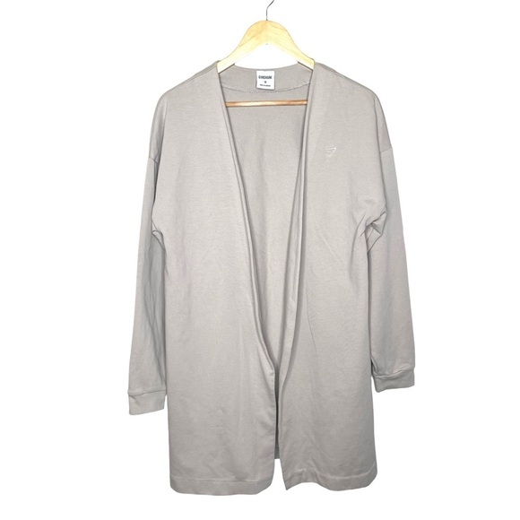 Gymshark Whitney Simmons V3 Oversized Robe Open Cardigan Tan Medium - Picture 6 of 16